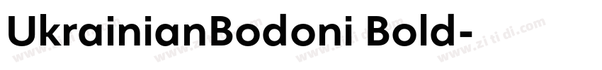 UkrainianBodoni Bold字体转换 UkrainianBodoni Bold字体转换